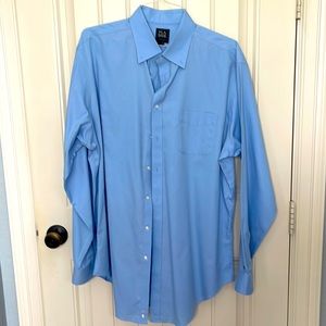 Jos A Banks Men’s Traveler dress shirt. Button down collar, 17.5-36”. EUC